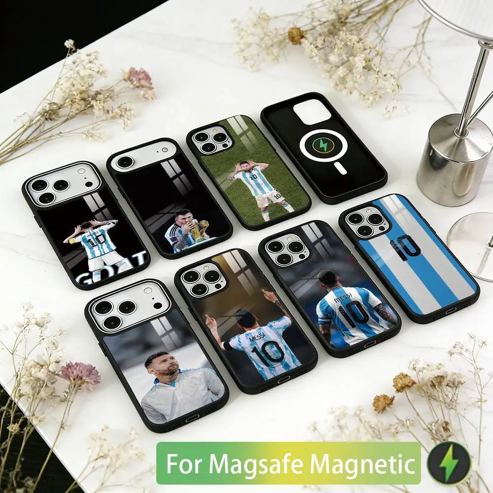 

F-Football Lionel Messi-10 Phone Case For iPhone17,16,15,14,13,12,11 Plus,Pro Magnetic For Magsafe Wireless Charging