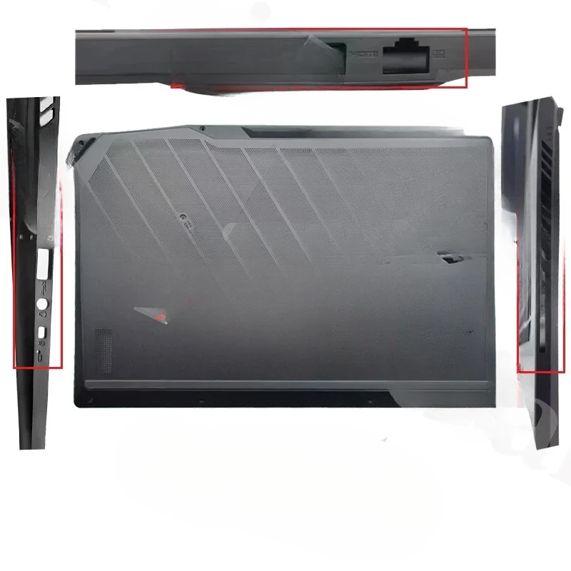 NEW Notebook LCD Back Cover Front Bezel Hinges Palmrest Bottom Accessories For MSI Stealth GS77 MS-17P1 MS-17P2 Laptops Case