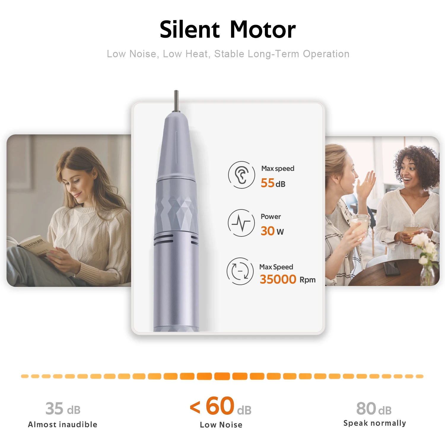 2025 آلة حفر الأظافر القوية 35000 دورة في الدقيقة E ملف بت مجاني السعر المنخفض الاهتزاز الكهربائية آلة حفر الأظافر البلاستيكية لاستخدام الصالون