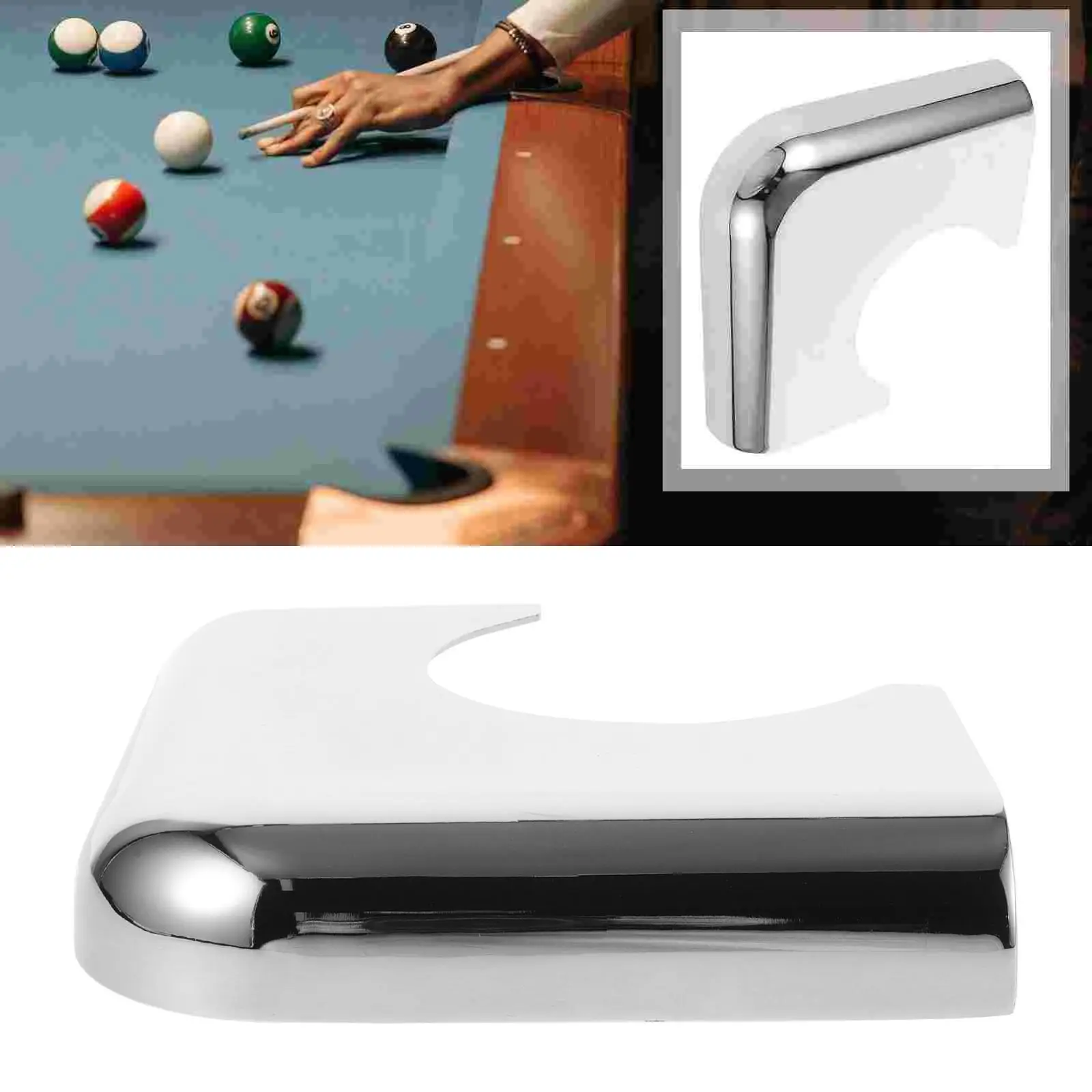 

Pool Table Corner Protect Impact Resistant Billiard Table Corner Cover Metal Guards for Standard Billiard Table Accessories