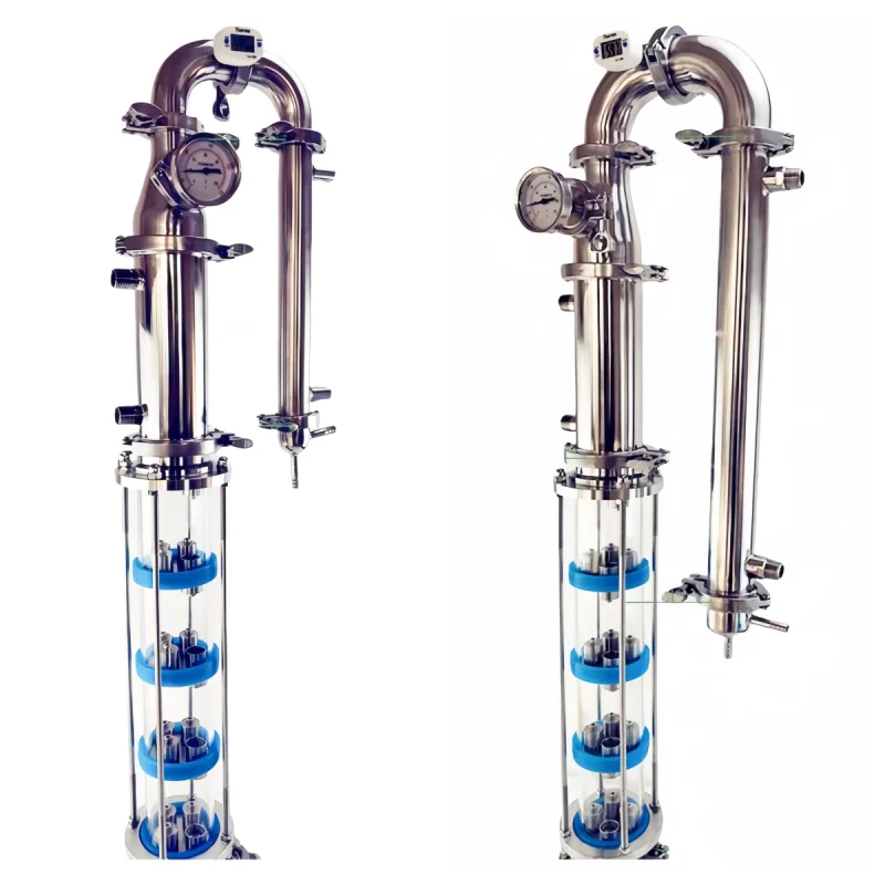 

Дистиллятор для флейты диаметром 3 дюйма, 76 мм, с 5 колонками для дистилляционной линзы для домашнего пивоварения, наборы пузырьковых пластин SS304 * 5