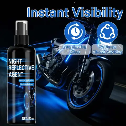 Reflective Spray Glow In TheDark Paint Glitter Night Reflective Agent Fluorescent Night Spray For Night Luminous Warning Signs