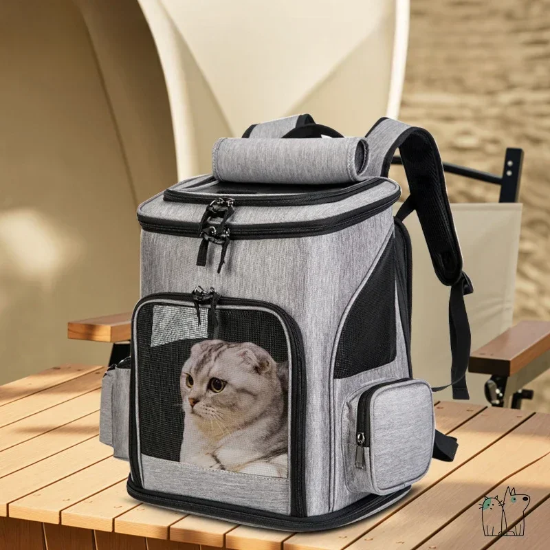 

Breathable Foldable Pet Carriy Large Transport Bag Travel-Friendly Expandable Transporter for Cats & Dogs Creative Pet Crate