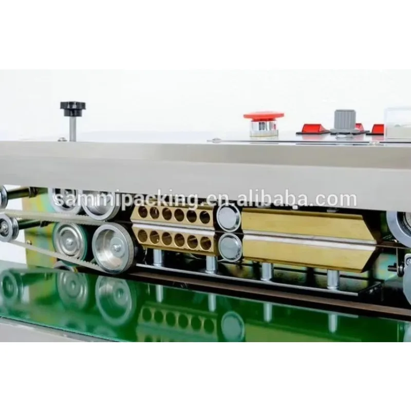 FR-900S Stainless Steel Continuous Diamond Electrically Semi-Automatic Hot Air Seam Sealing Machine for Plastic Bag New Wood