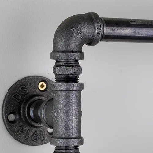 Dekorle Industrielle Rohr Dual Wc Papier Holder-DA01103