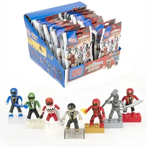 MEGABLOKS 파워 공룡 레인저 블라인드 박스 피규어 장난감, MAGAFORCE 조립 피규어 컬렉션 장식품, 어린이 생일 선물