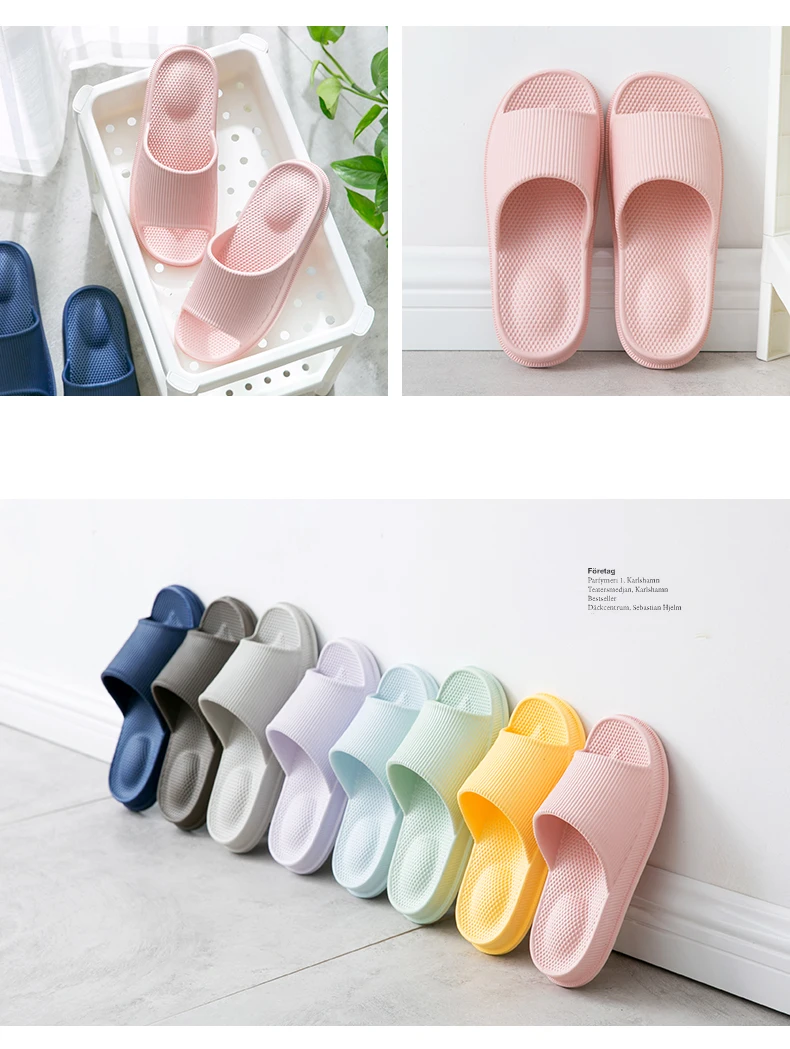 Massage Frauen rutschfeste Hausschuhe Strand EVA Indoor Sandalen leichte bequeme Haus Rutschen Outdoor Männer Badezimmer Flip Flops – Detail 7
