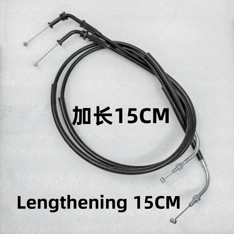 Throttle cable is suitable for SR400 1990-2000 lengthening 15CM