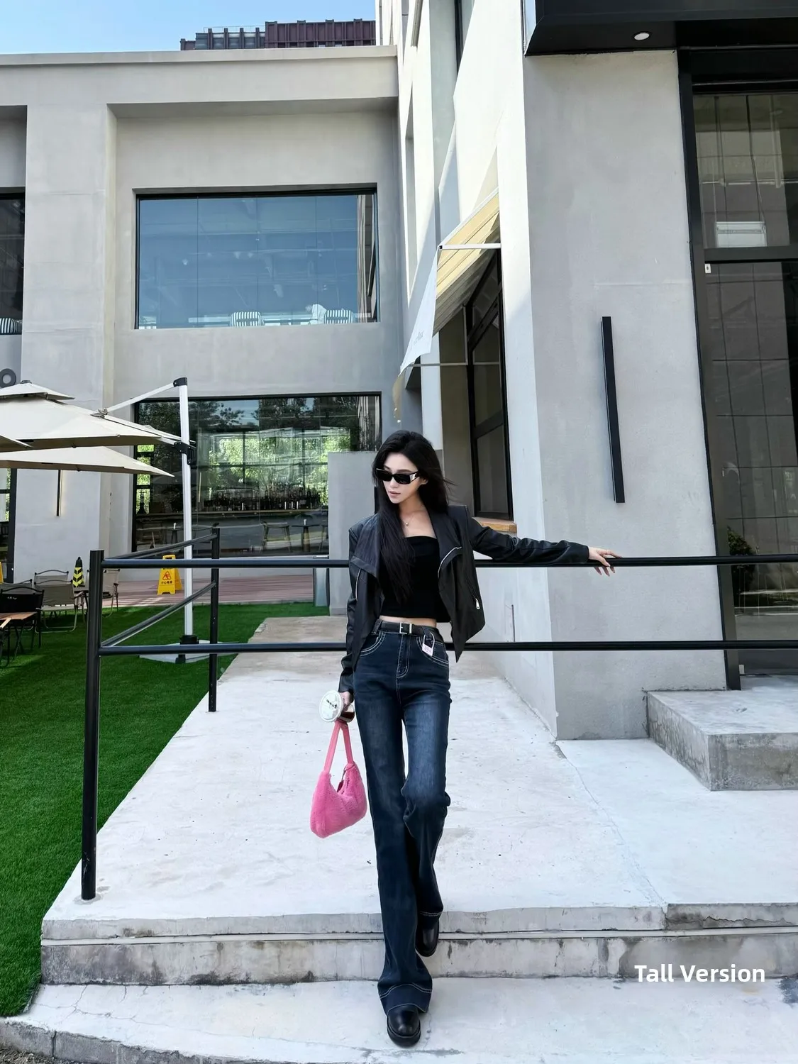 

Женские джинсы американского размера расширенной длины, расклешенные брюки с талией в стиле ретро, осень-зима, эластичные джинсовые обтягивающие брюки с высокой талией