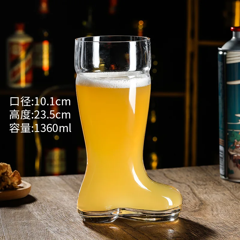 Boot Shaped Glass Large Capacity Barbecue Beer Personalized Cocktail Glass