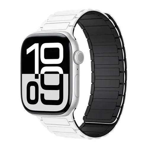Magnetic Silicone Band for Apple Watch Ultra 3 2 49mm 46mm 42mm 45mm 44mm 40 41mm Strap IWatch Series 11 10 9 8 7 6 SE Bracelet - Image 16
