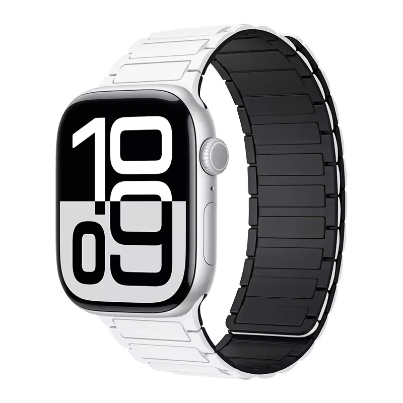 Magnetic Silicone Band for Apple Watch Ultra 3 2 49mm 46mm 42mm 45mm 44mm 40 41mm Strap IWatch Series 11 10 9 8 7 6 SE Bracelet - Image 16