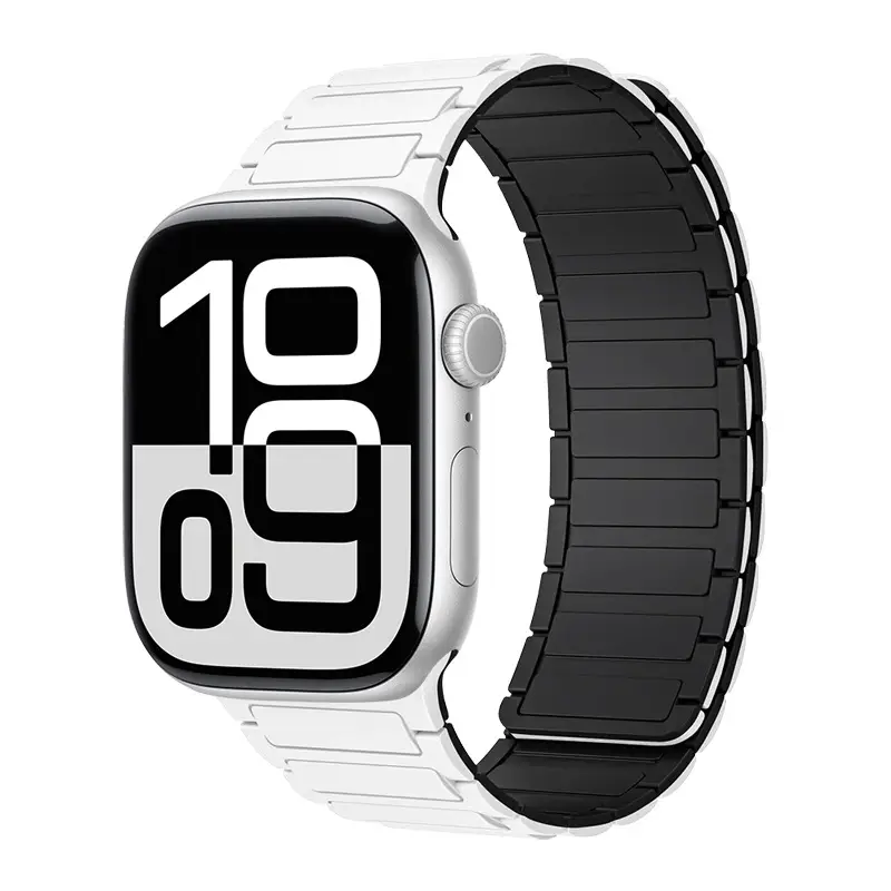 Magnetic Silicone Band for Apple Watch Ultra 3 2 49mm 46mm 42mm 45mm 44mm 40 41mm Strap IWatch Series 11 10 9 8 7 6 SE Bracelet - Image 16