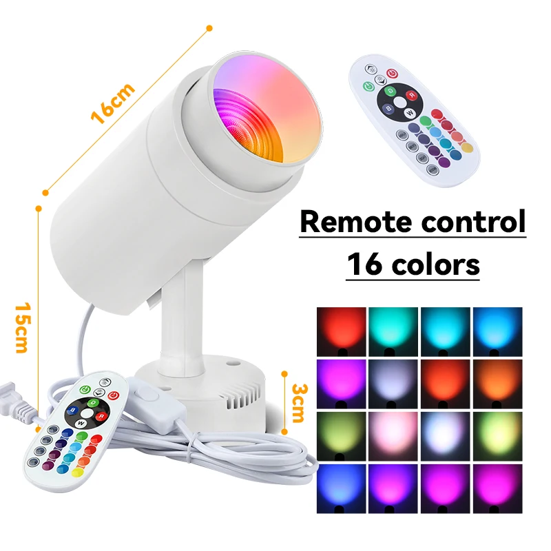 Bühne LED Scheinwerfer RGB Lampe Fernbedienung einstellbare Atmosphäre Dekoration Innen Decken leuchte Ktv Bar Disco Neon Beleuchtung