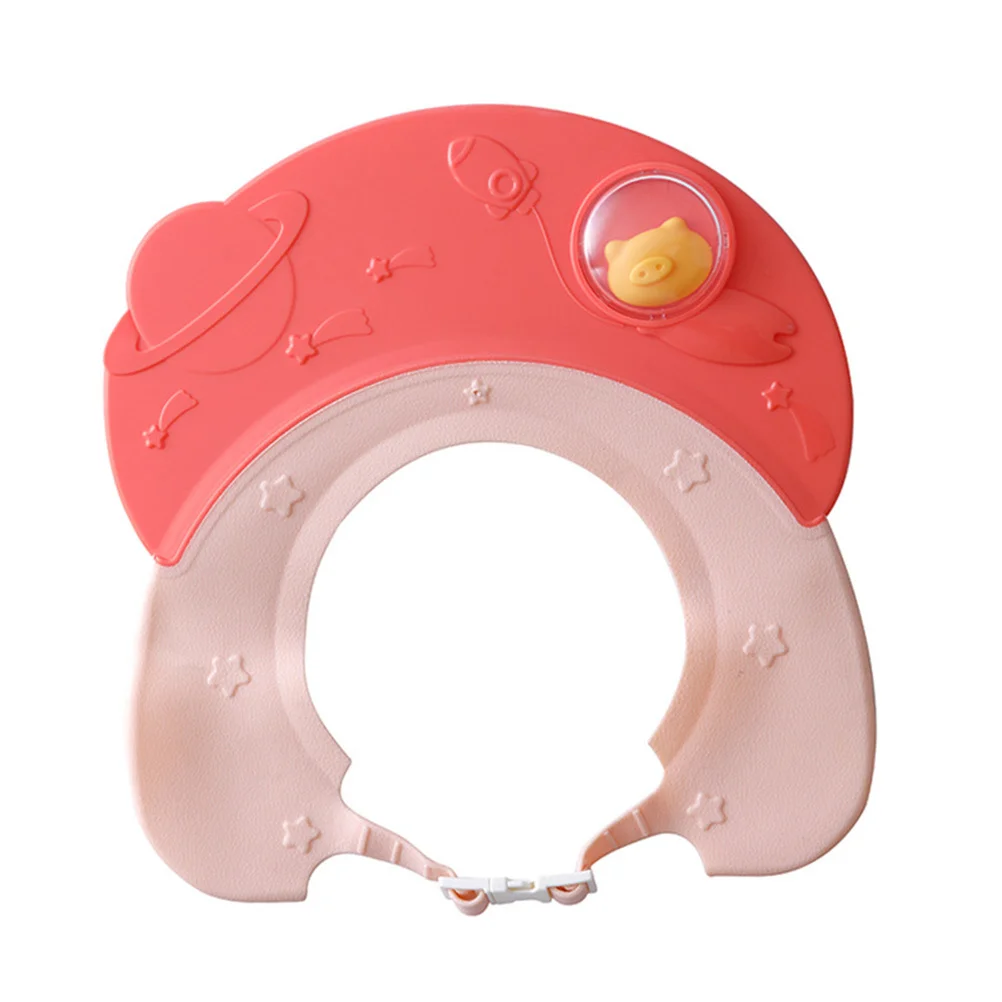 

Детские шапочки для ванны, водонепроницаемая защитная шапочка для душа, регулируемый размер, защитный козырек, шапочки для детского шампуня для купания