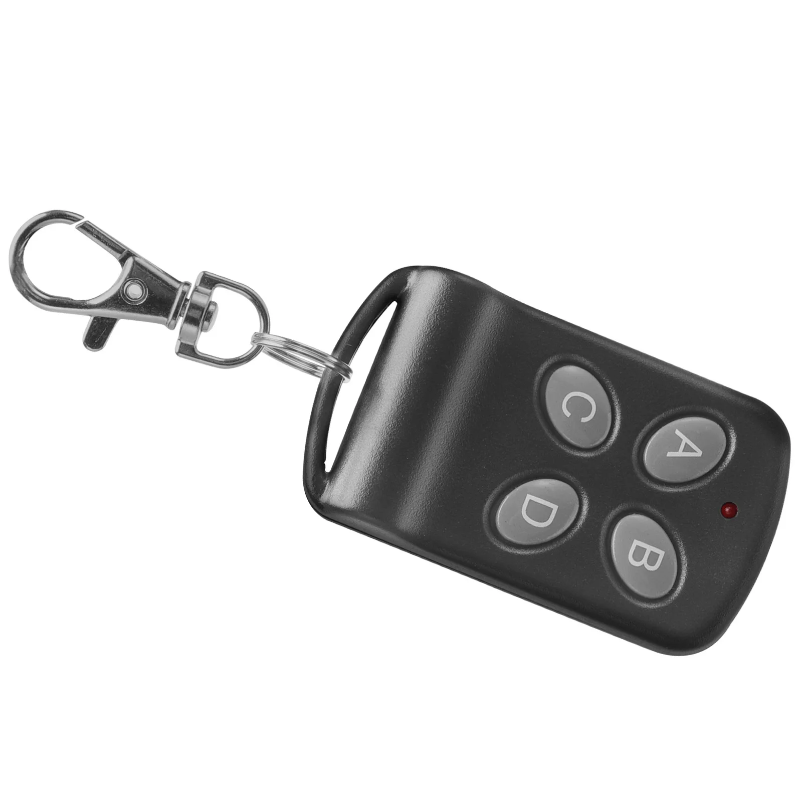 

Key Fob 433 Remote Control Electric Door Controller Mhz Garage Accessories 4-Button Opener Black Keyless