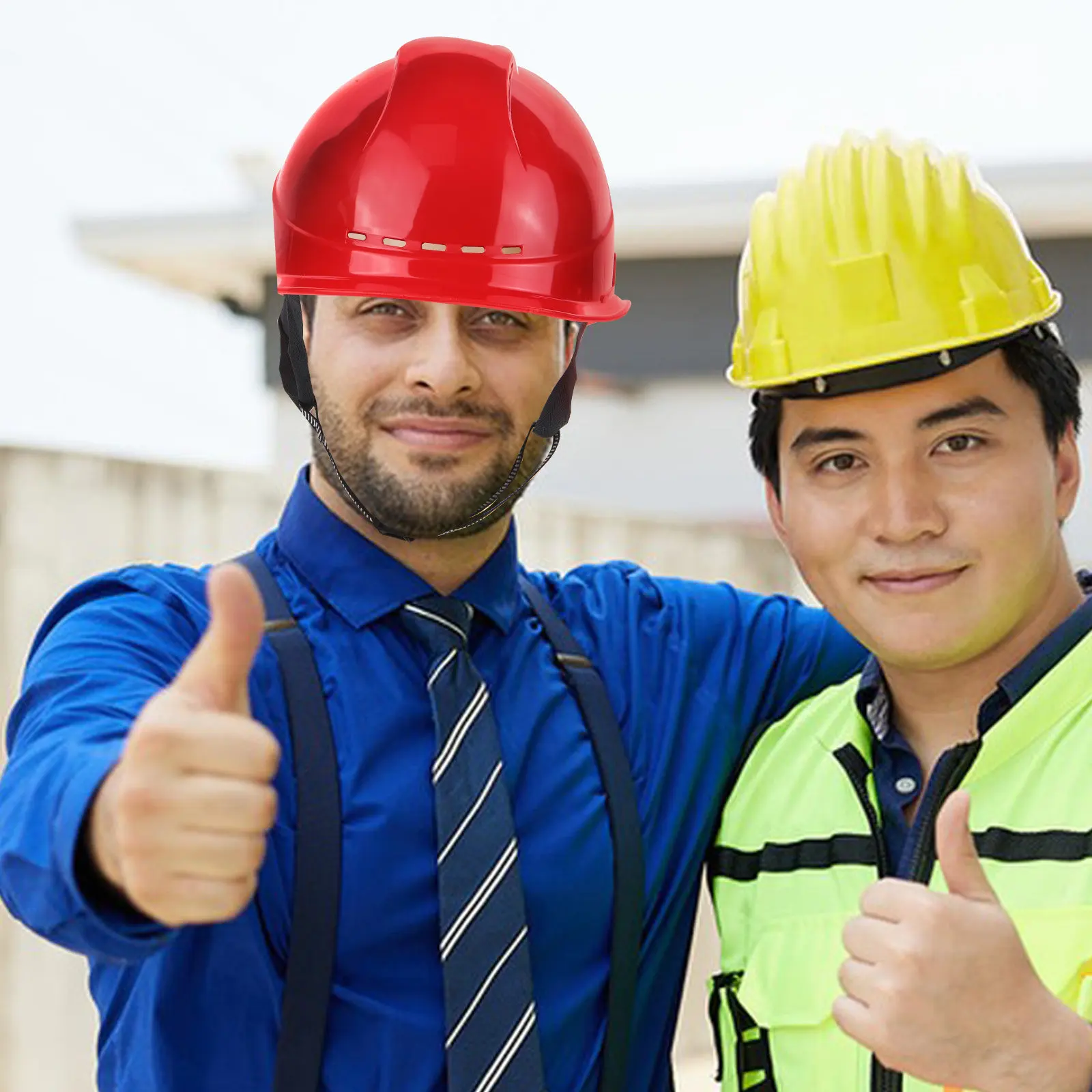 

ABS Thickened Red Safety for Construction Ventilated Hard Hat Men Impact Protection Comfortable Protection
