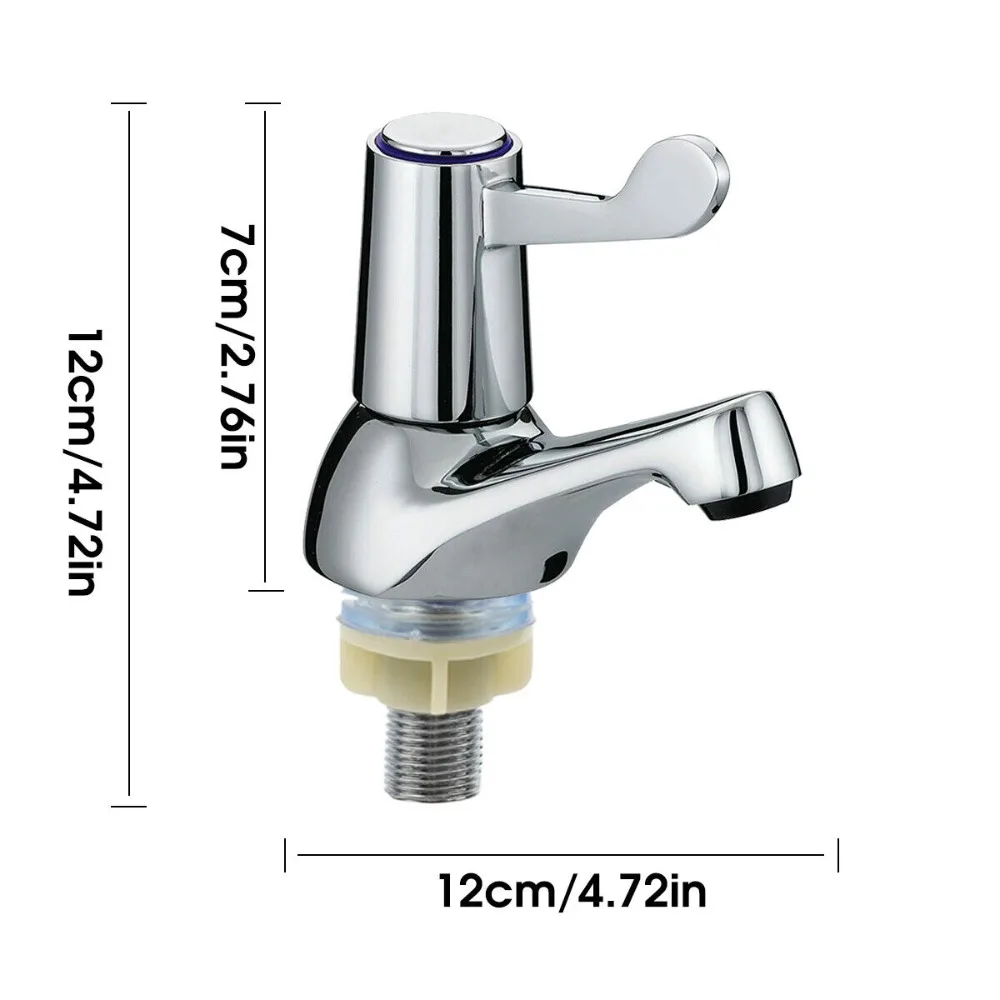 2 pezzi set di rubinetti gemelli in lega robusta durevole coppia calda e fredda rubinetto tradizionale lavabo lavello rubinetti del bagno accessori per il bagno