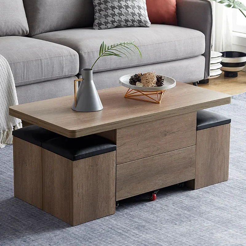 

Wood Nordic Coffee Table Kitchen Luxury Organizer Modern Design Living Room Coffee Table Writing Mesa Auxiliar Home Furniture