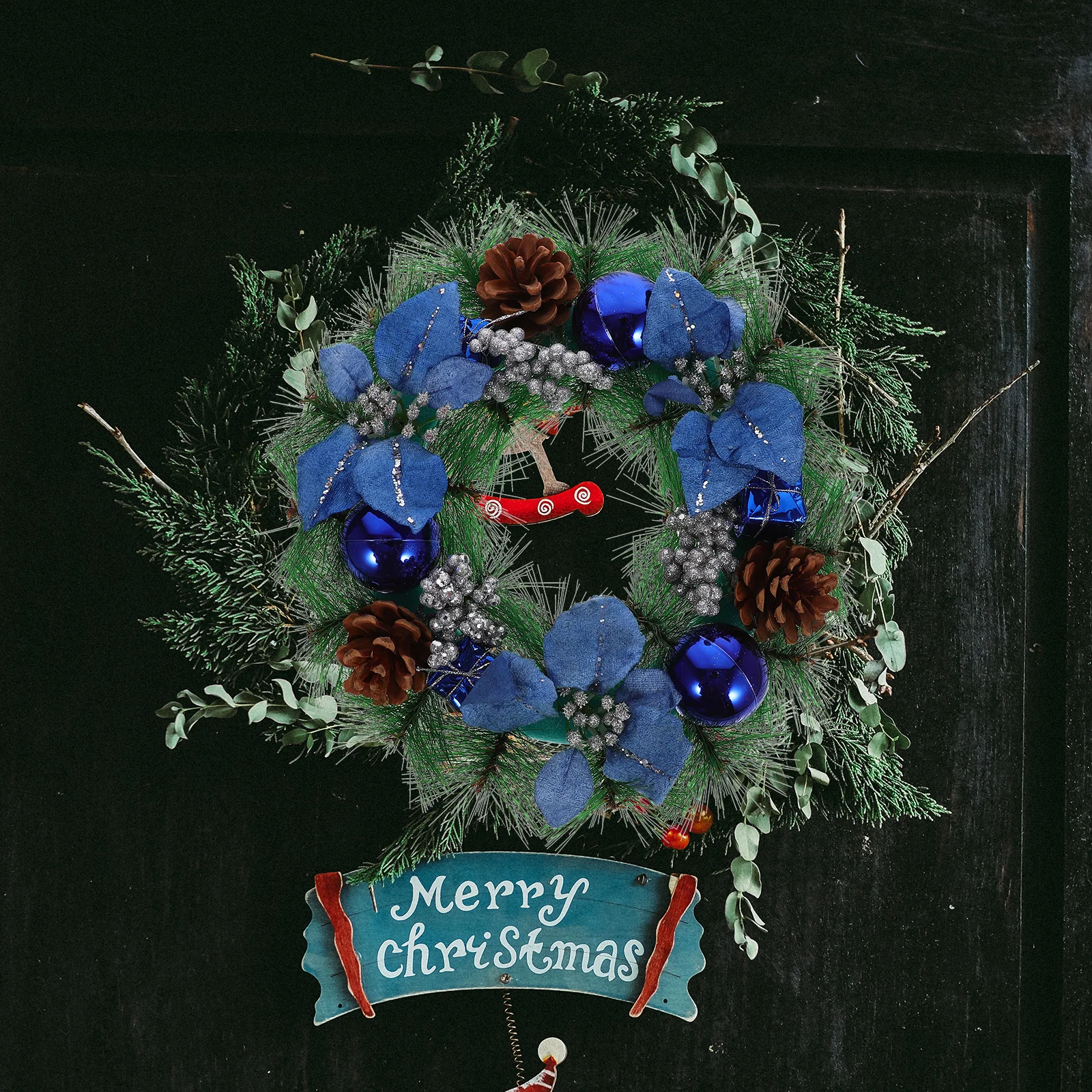 

1pcs Metal Wreath Frame Round Diy Iron Flower Ring For Christmas Wedding Home Decor Craft Floral Arrangement Wire Frame