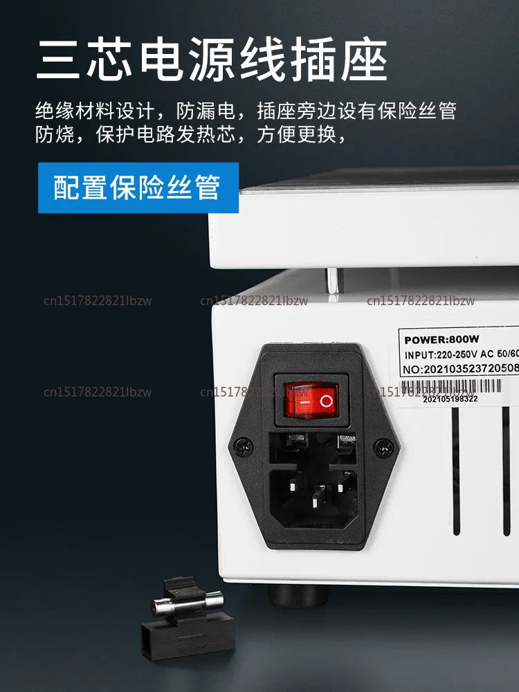 150*150mm Heating Station Digital Preheating Platform Electronic Hot Plate Maintenance Heating Station for PCB LCD Screen Repair