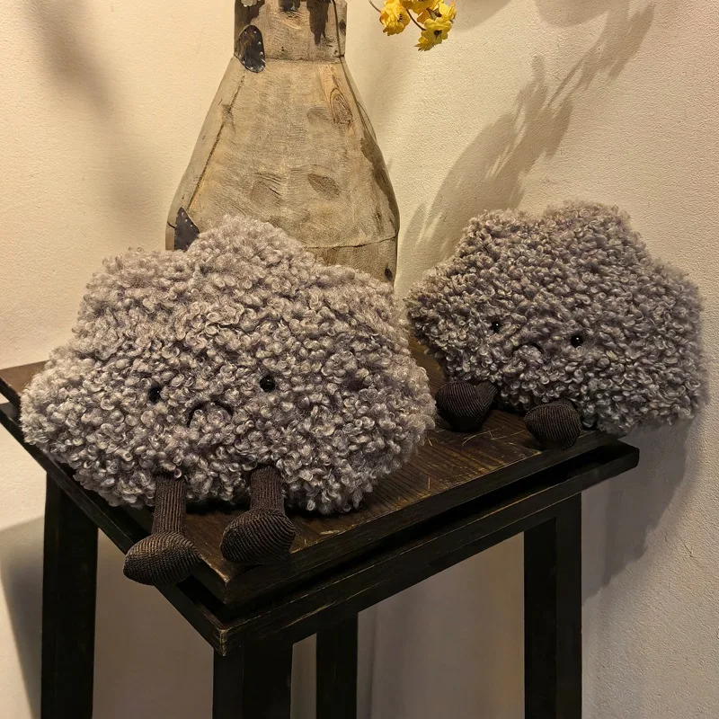 Lindo estilo japonés nube oscura muñeco de peluche juguete divertido triste nube curativa clima muñeco de peluche niños compañero juguete regalo de cumpleaños