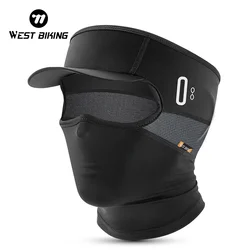 WEST BIKING Summer Cycling Sun Hat Full Face UV Protection Mask MTB Motorcycle Ice Silk Balaclava Fishing Cooling Sport Gear