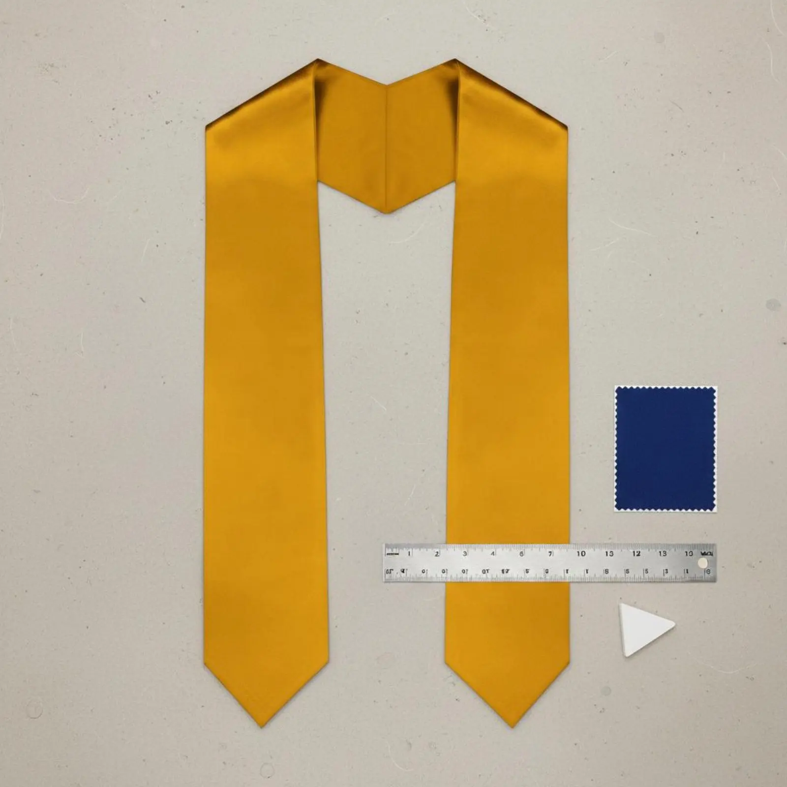 Satin Graduation Stole Classic End Graduation Honor Sash Ceremonial Shoulder Sash Customizable Academic Accessory Hand Wash