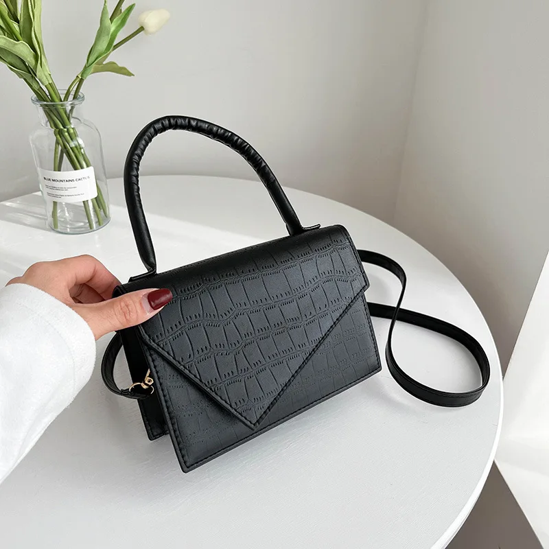 New Design Fashion Shoulder Bag Solid Pu Leather Crossbody Bags For Women Small Flap Handbags For Ladies