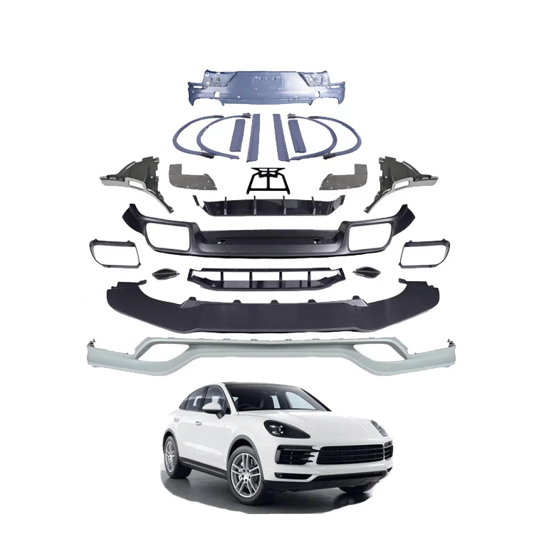

New Design 2024 Cayenne Body Kit 9Y0.2 TKT Style Front and Rear Bumper Body Kits for 9Y0