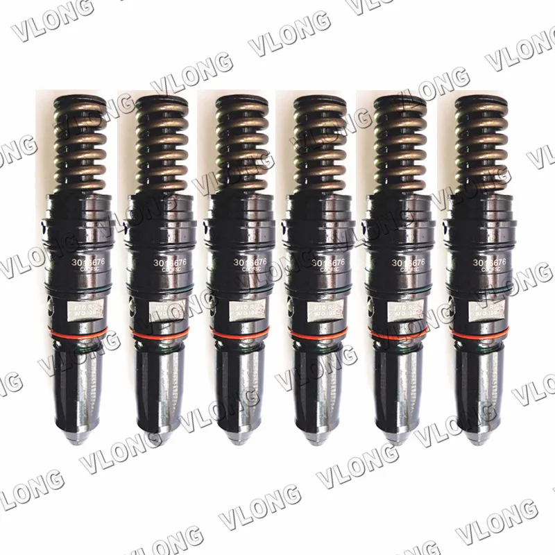 

Diesel Spare Part Fuel Injector 3016675 3016676 3022197 3052255 3053124 3053126 3054216 For DFEC CUMMINS KTA19 NTA855 M11 QSK19