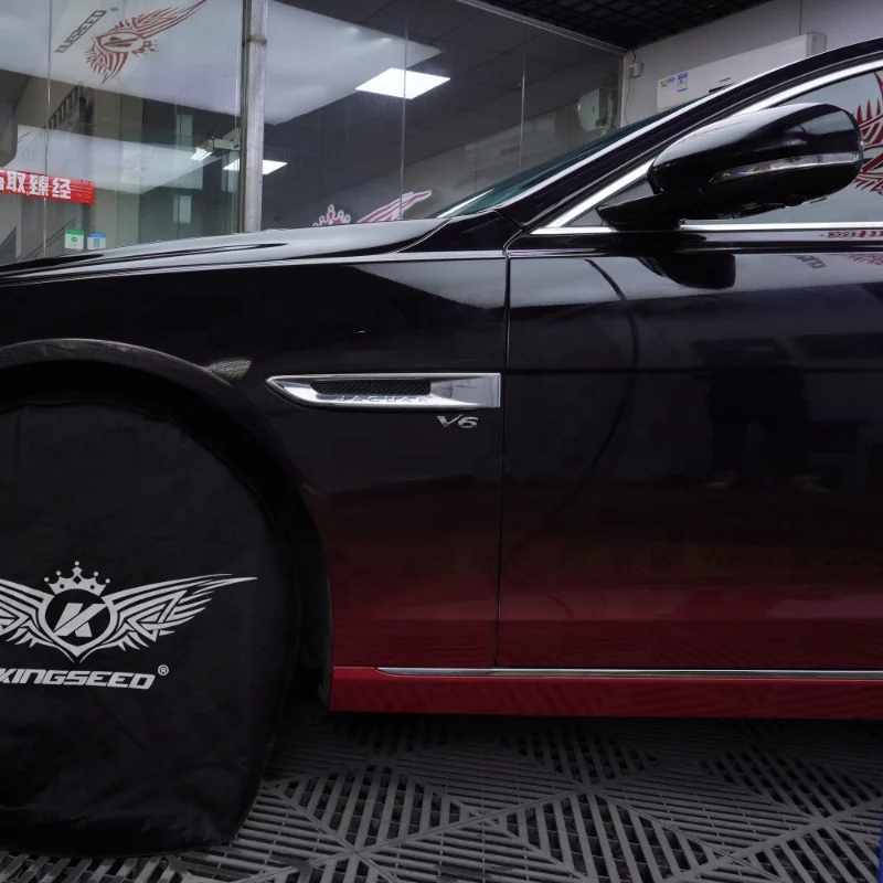 

Black Glossy Vinyl Wrap air Bubble Free Car Wrapping Film Black Turn to Red Red Chameleon Vinyl Wrap for Car