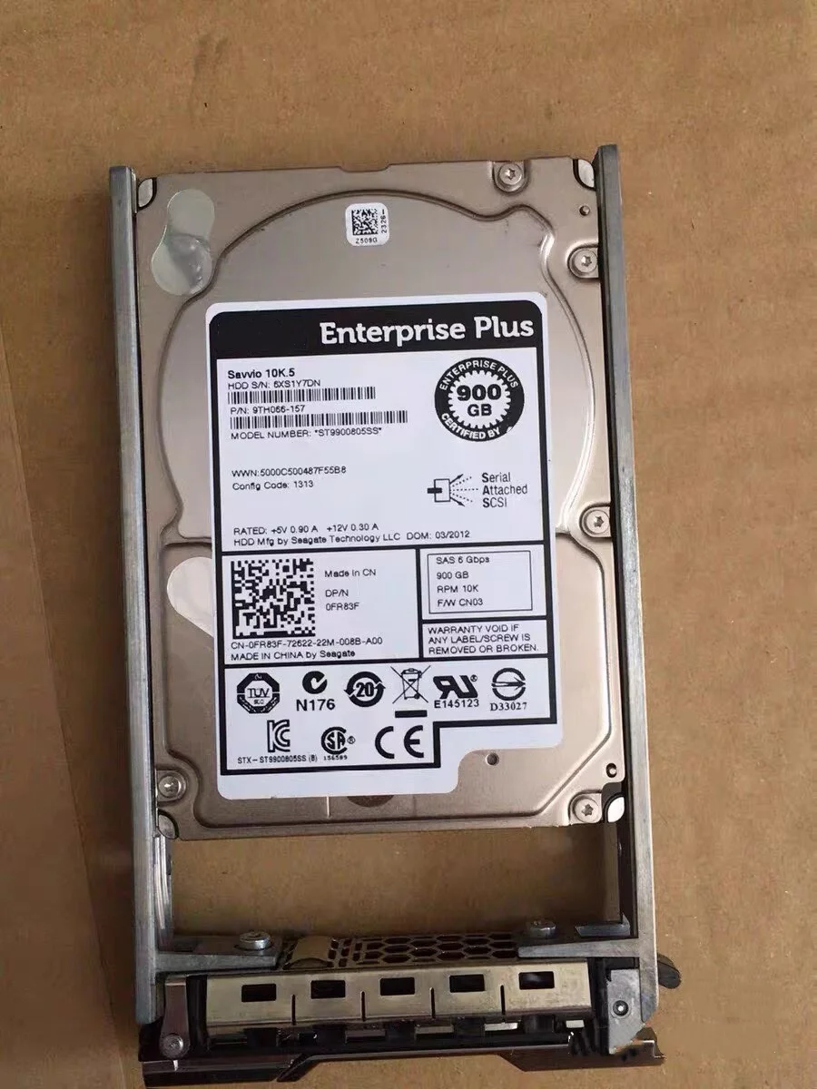 fr83f 0fr83f 900gb 10k 6gbs 2.5 RPM SAS st9900805ss HDD hard drive