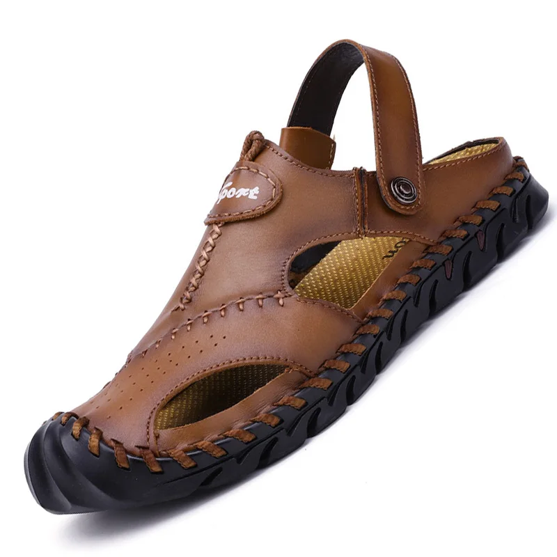 

Мужские сандалии из искусственной кожи, классические римские мужские летние прогулочные пляжные сандалии на плоской подошве, мужские кроссовки sandalias hombre, мужские тапочки