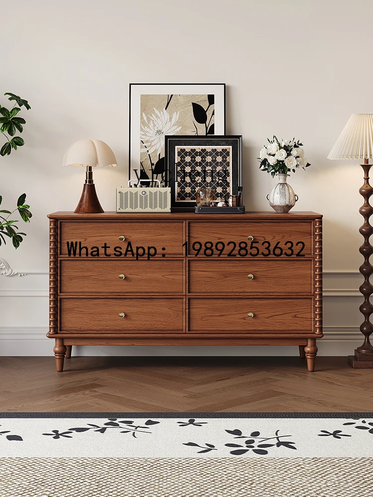 

B-2 all solid wood cabinet, antique style, locker, bedroom storage against the wall, integrated storage cabinet