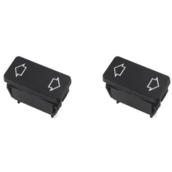 2X Electric Window Control Switch Button 6551.21 for Peugeot 205 1987-1998, 309 1985-1993 405 1987-1993