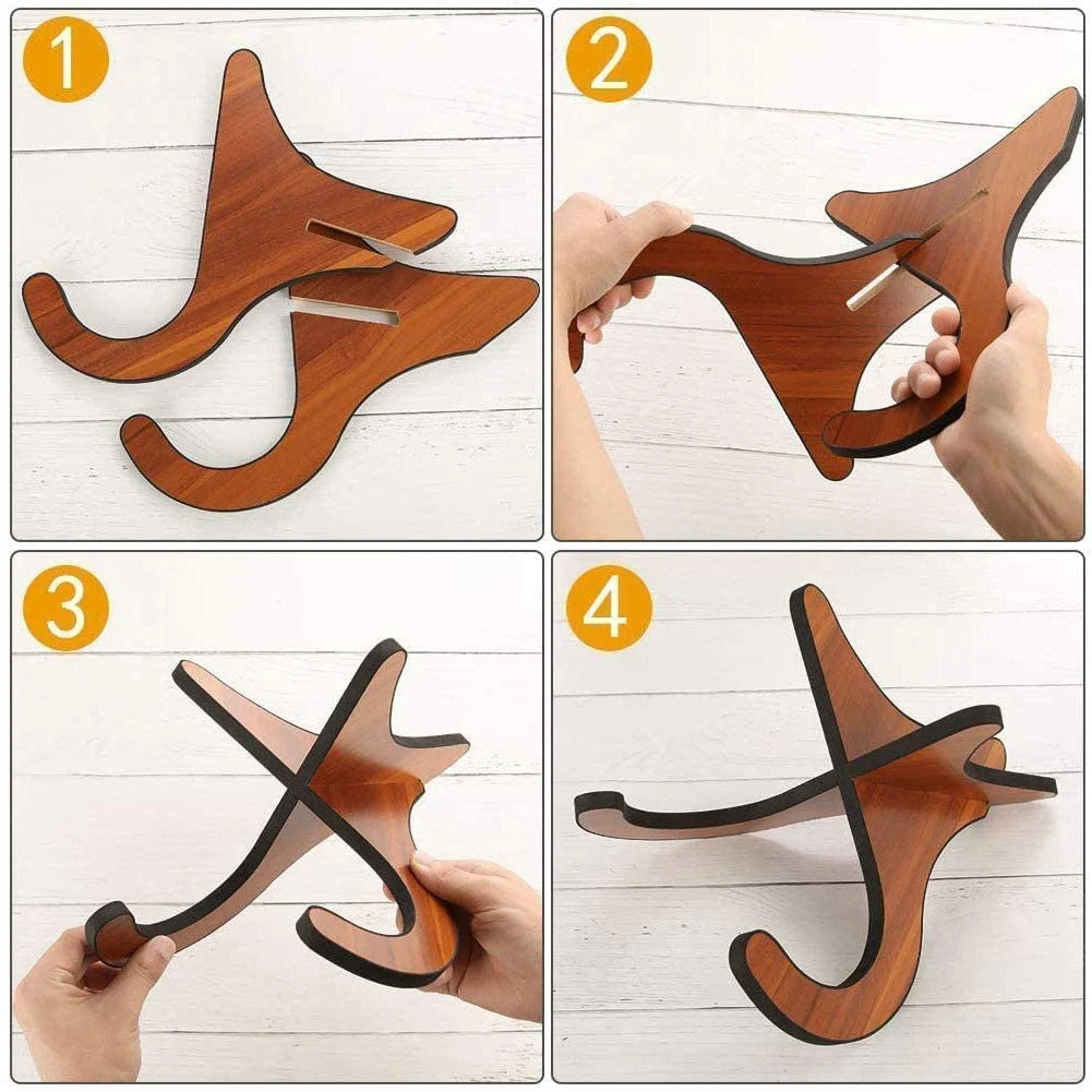 Guitar Stand,Universal Portable Wood Guitar Stands Floor Wooden Guitar Rack Detachable Musical Instrument