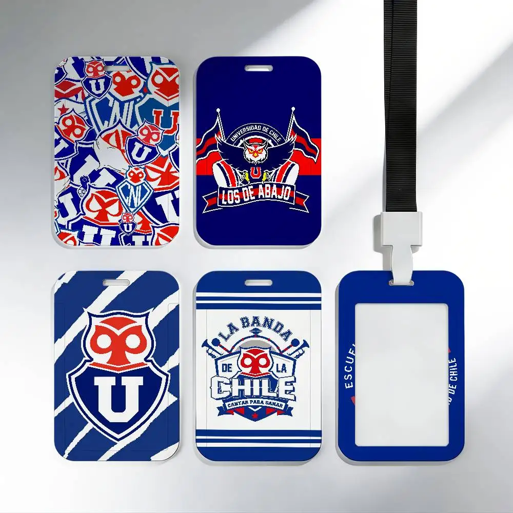 

Модный и стильный брелок-держатель для бейджей, ID-карт, кредитных карт и пропусков с логотипом клуба Университета Чили