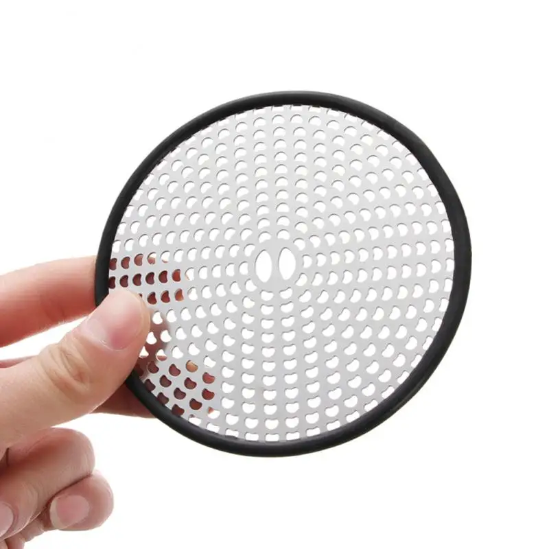 Sink Strainer Bathroom Shower Drain Protector Cover Colander Kitchen Sink Mesh Strainer Filter Hair Catcher Stainless Steel