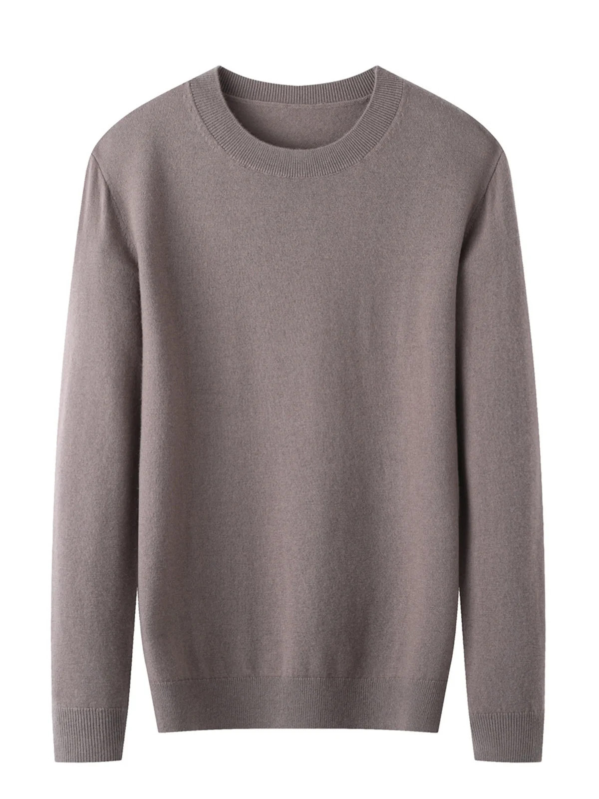 

Romeo мужской классический круглый шерстяной свитер цвета повседневный базовый слой весна осень удобный теплый вязаный топ