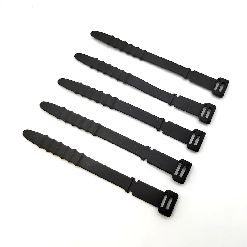 3 pz/lotto cinghie in Silicone custodia per cuffie nastro morbido cavo dati sleepy cable organizer avvolgitore supporto per cavo