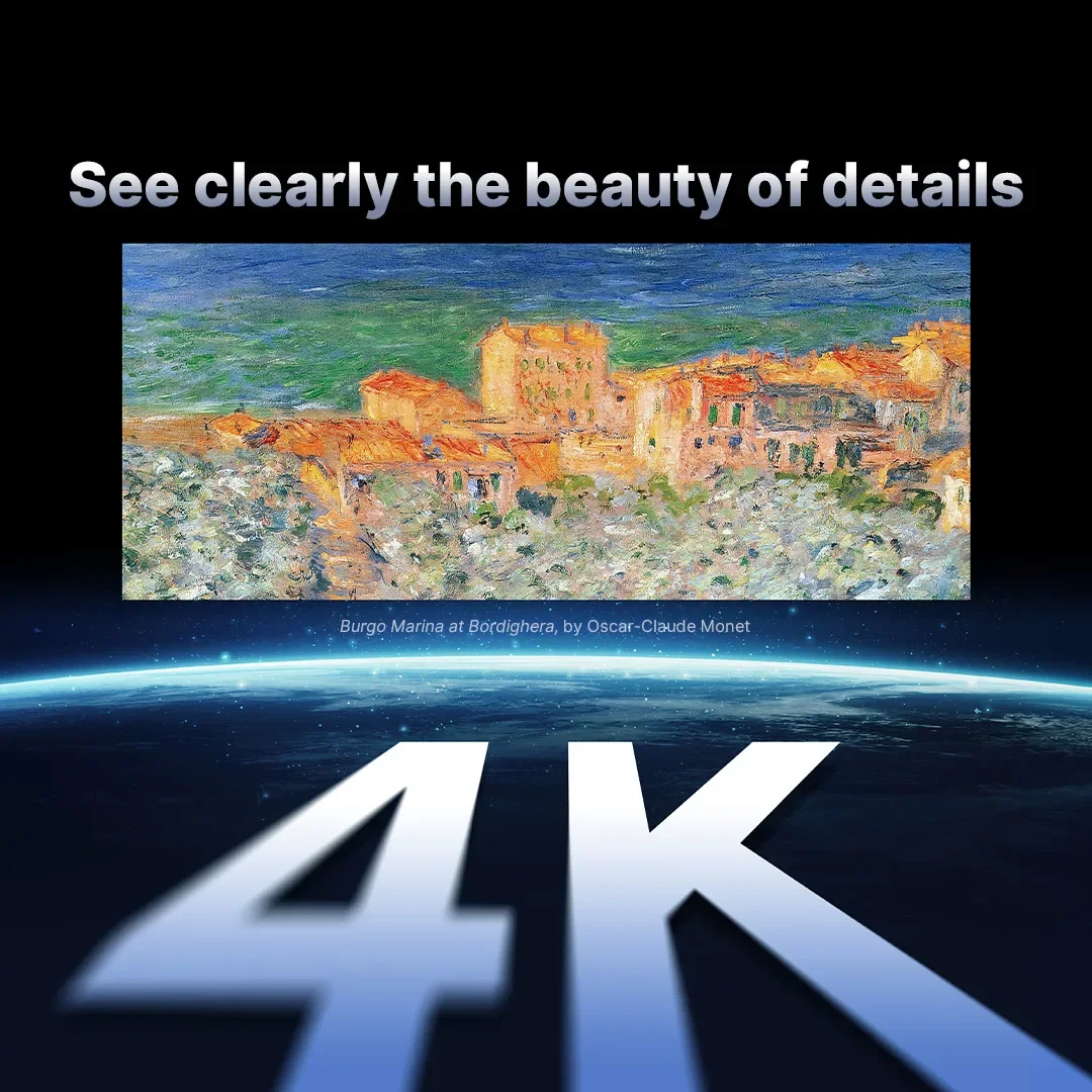Hot Trends Wupro X5  4K Ultra HD Projector 2450 CVIA Lumens Home Theater DLP Projector