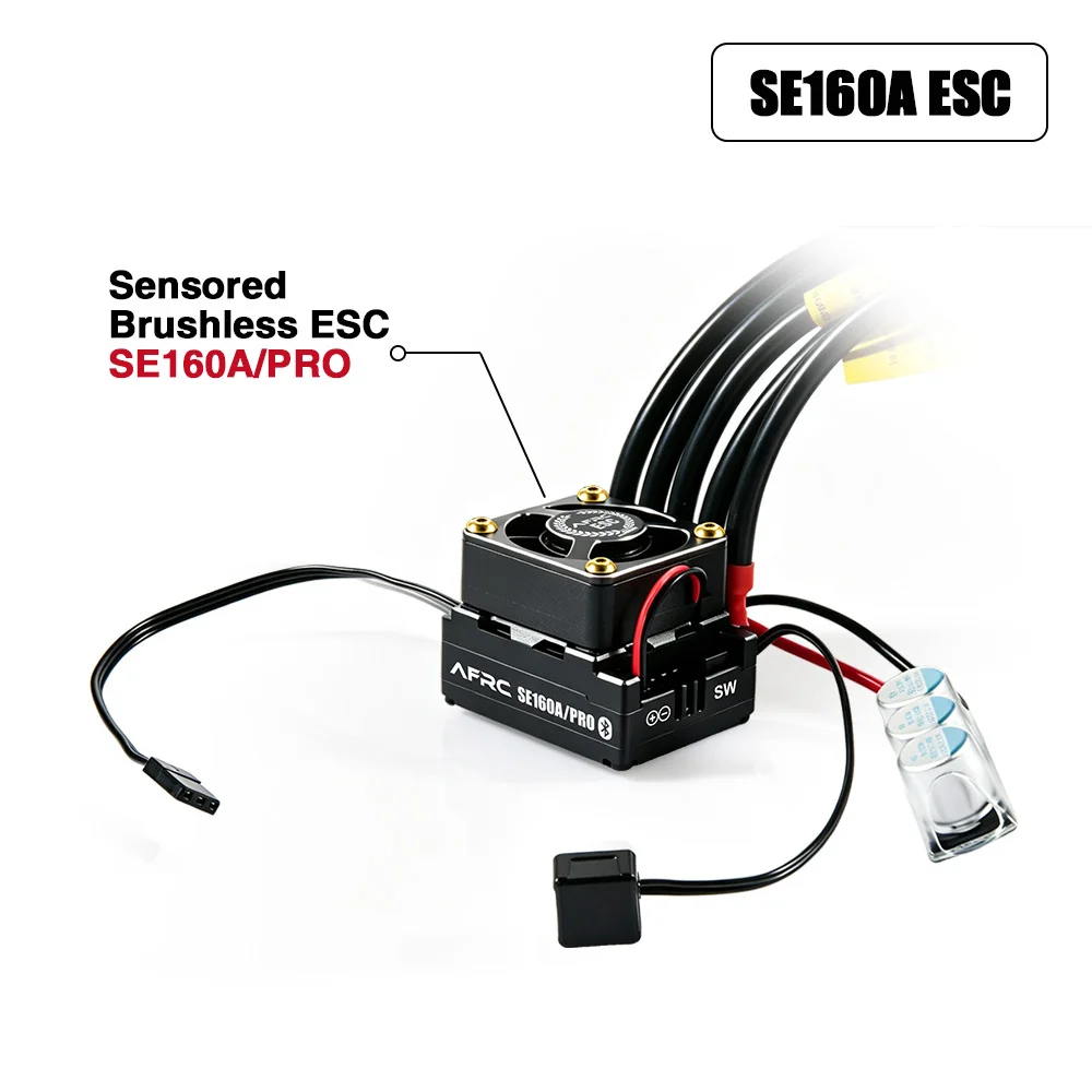 AFRC BM540 10.5T/SE160A ESC Programmierbares bürstenloses Power-Kit für 1/10 Racing Drifting Off-Road On-Road Cars Upgrade – Detail 7