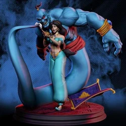 1/24 Scale Die-casting Resin Figure Arabic Mythology GK Resin Model Kit Unassembled Diorama Unpainted Statuette Diy Toys