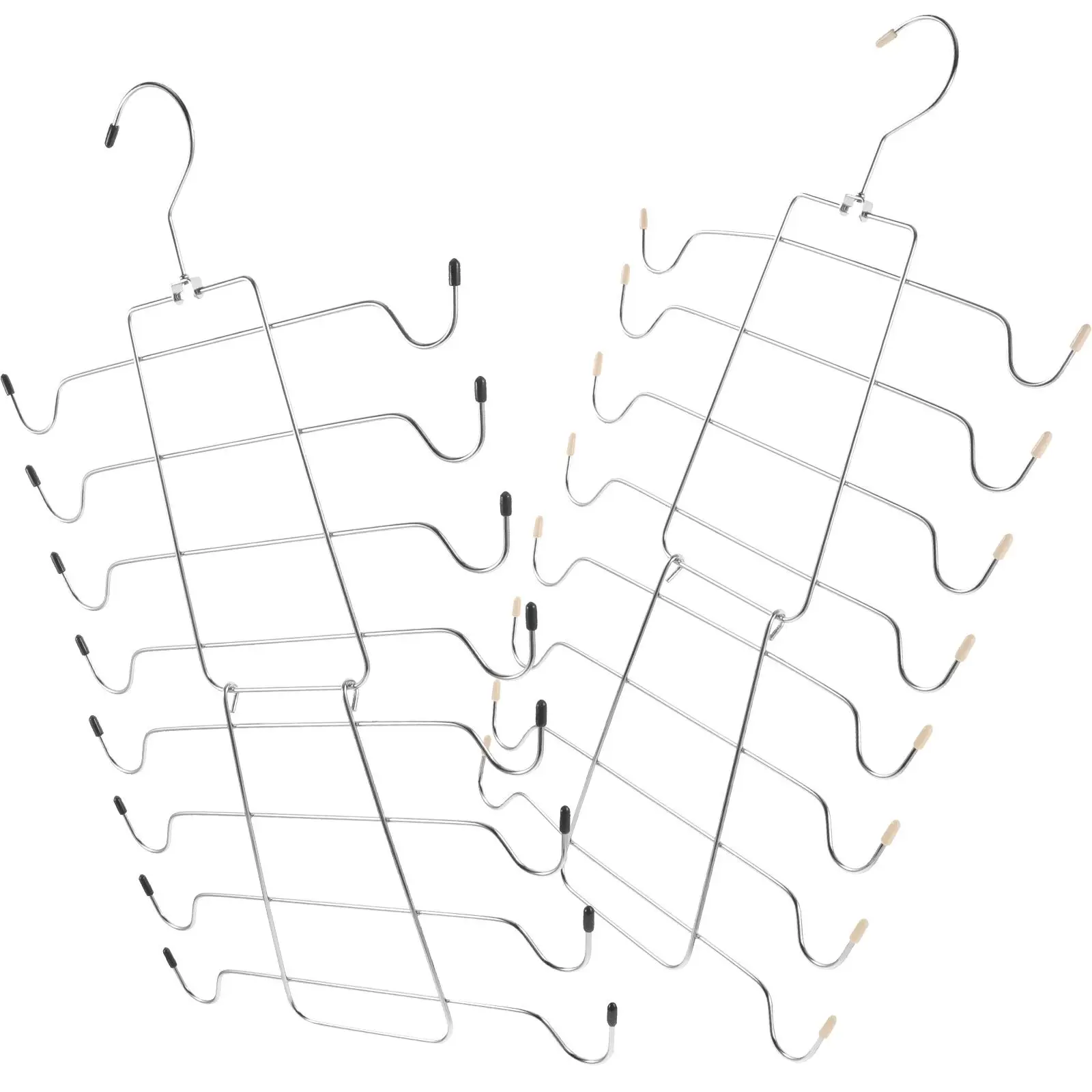 

2 Pcs Underwear Hanger Organizer Women Bra Rack Belt Closet Organizers and Storage Tank Tops Iron Clothes