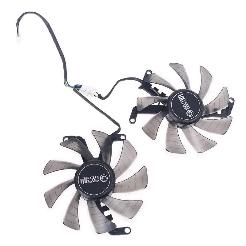 Y1UB 2pcs 85mm 4Pin Cooler Fan for Galax GeForce 1660 2060 2070 Graphics Card
