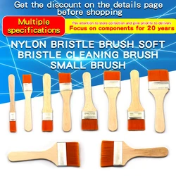 1PCS Nylon   Soft  Bristle Cleaning Brush,   Small Barbecue  Brush,   Industrial Wool  Row  Brush