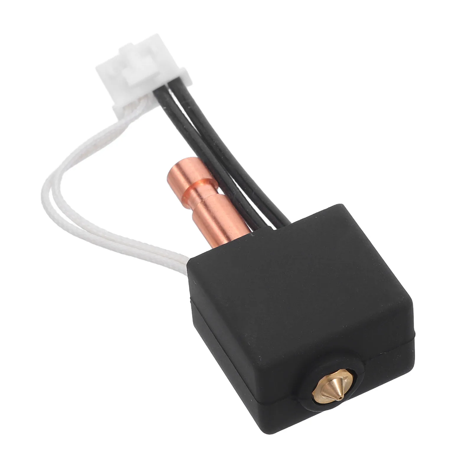 

Dual Metal Throat 3D Printer Hot End Kit with Brass Nozzle Heads - High Temp Resistance and Rapid Heating Efficiency for Smooth