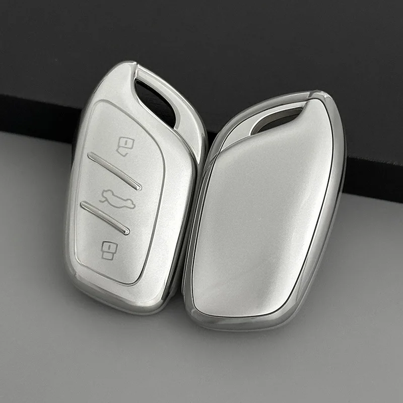 New Style Soft TPU 3Button Car Remote Key Case Cover For MG Mg4 Ev MG HS GT ZS EV ZX MG5 MG6 For Roewe RX3 RX5 RX8 ERX5 I6 I5