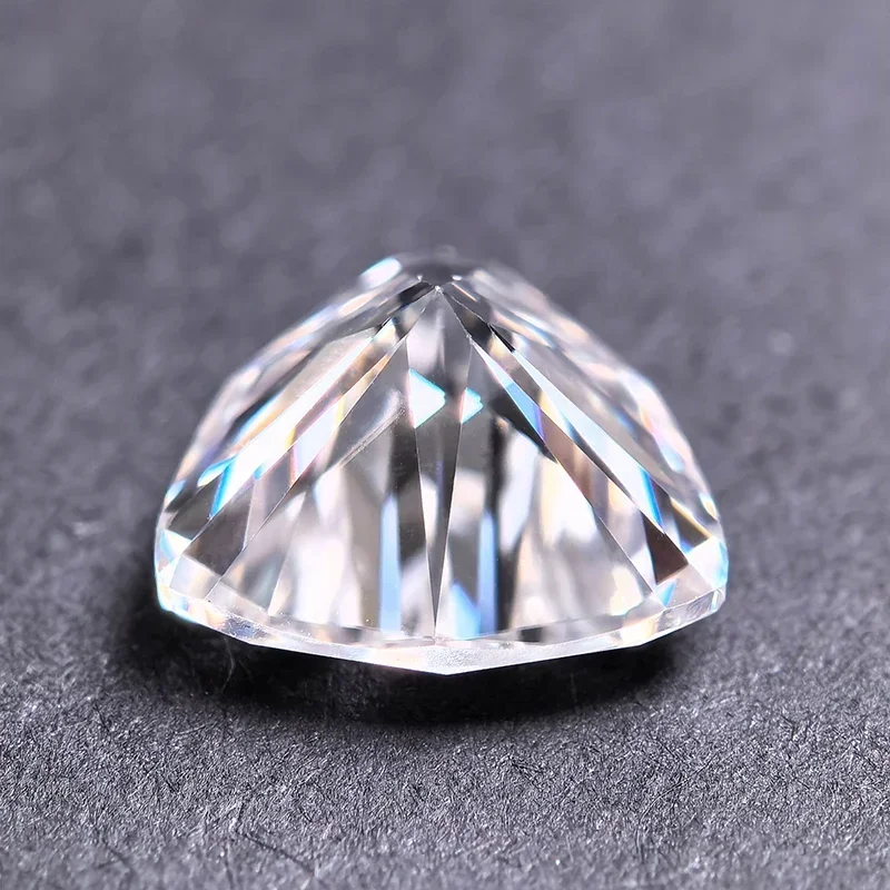 Moissanite Stone Trillyon Cut White Color for Lab Grow Diamond for Advanced Jewelry Rings Earrings Making with GRA Report